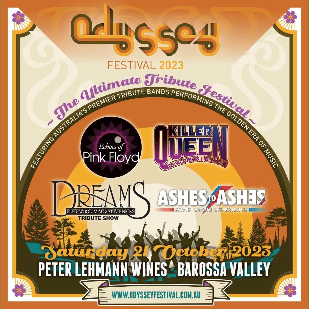 Rock out to the Golden Era of Music at Odyssey Festival - Peter Lehmann Wines