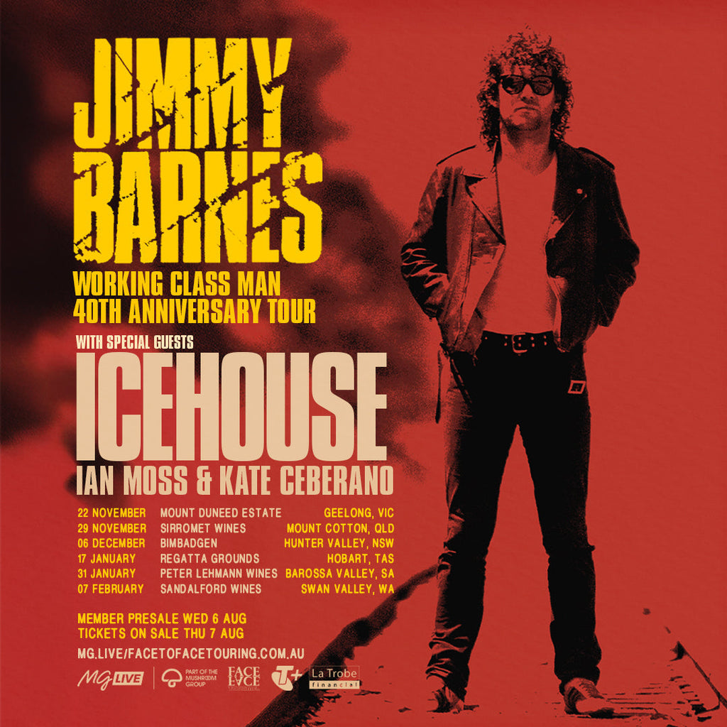 Jimmy Barnes - Working Class Man January 2026